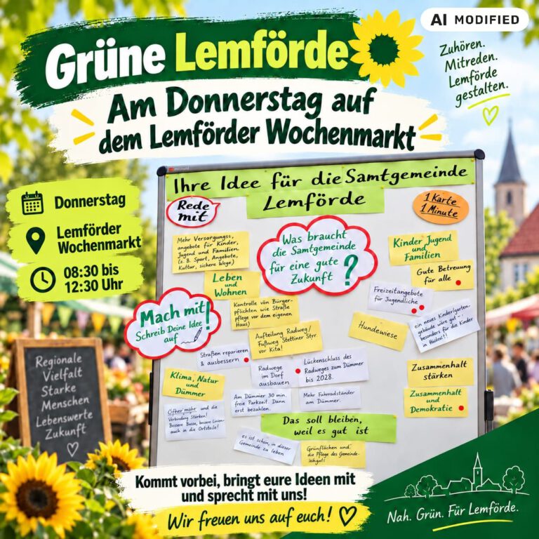 Sagt den Grünen die Meinung